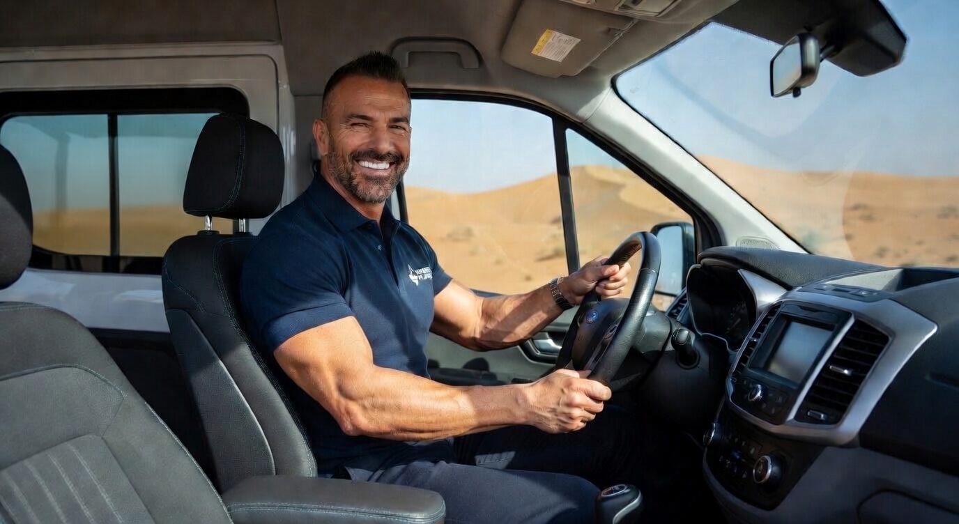 Eddy from Harborline Plumbing with service van in San Diego